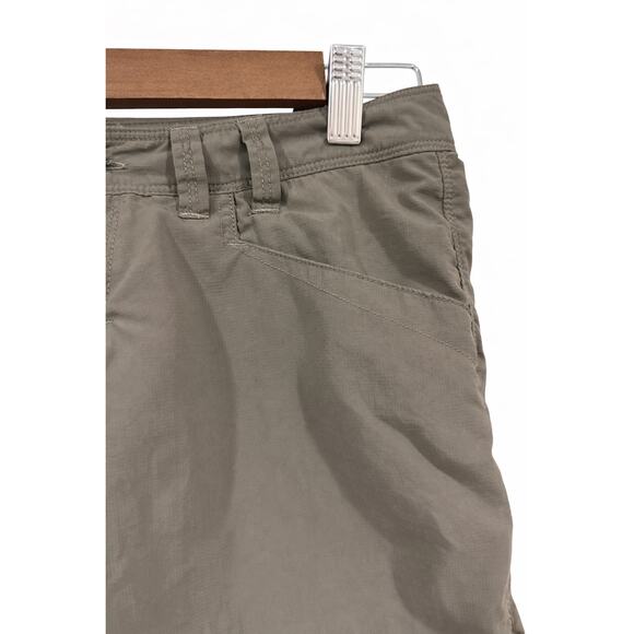 The North Face Wns Hiking Shorts Size 0 Khaki Outdoor Utility Hiking Gorpcore - Picture 6 of 9